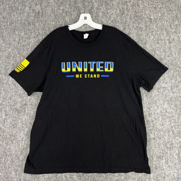 Nine Line Mens "United We Stand"‎ T-Shirt XXXL Black made USA Military Veterans - Picture 1 of 8